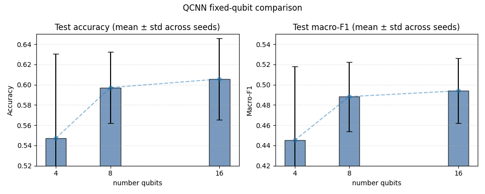 QCNN macro-F1 optimisation